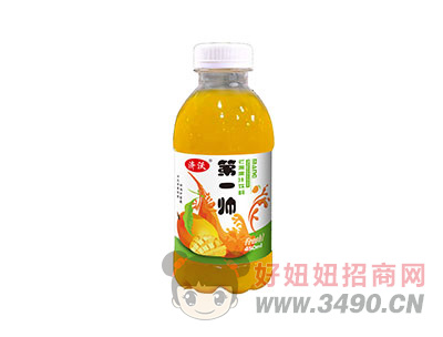 济沃第一帅芒果果汁饮料450ml（正面）