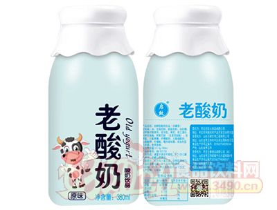 启致原味老酸奶饮品380ml