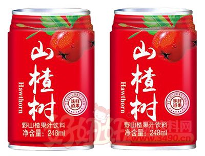 山楂树野山楂果汁饮料248ml