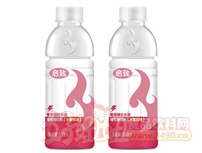 启致水蜜桃味葡萄糖补水液500ml