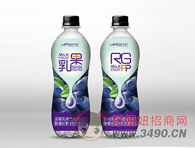 蓝莓乳味气泡水480ml