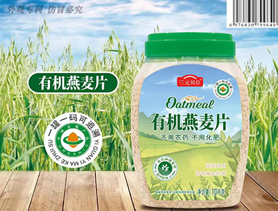 三元贝臣有机燕麦片1000克