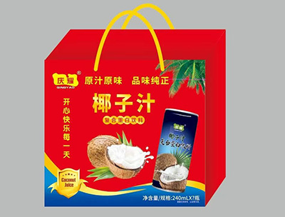庆耀椰子汁复合蛋白饮料礼盒