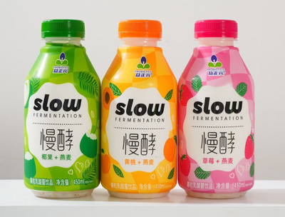 益正元慢酵果粒乳酸菌饮品瓶装招商450ml
